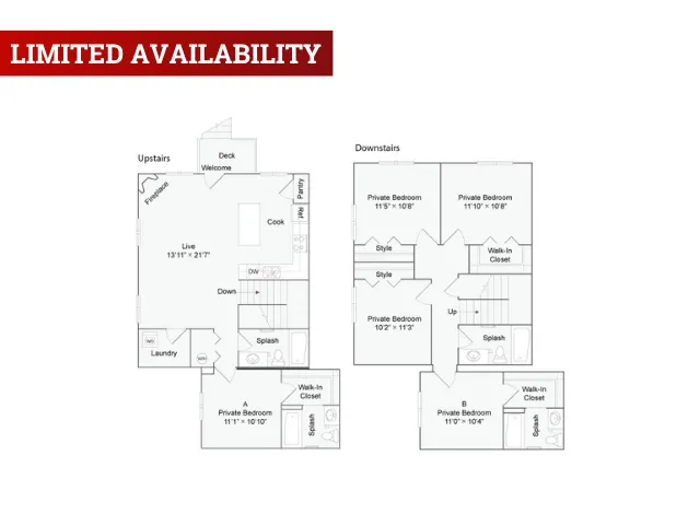 York | 5-Bedroom Floorplan
