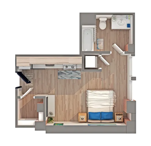 Studio - A Floorplan