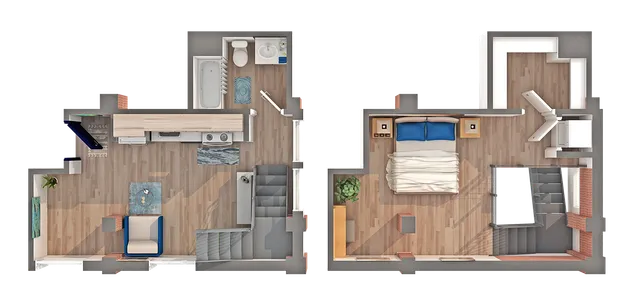 Studio Loft - B Floorplan
