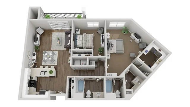 Grande Income-Restricted Floorplan at Arrive Mission Valley