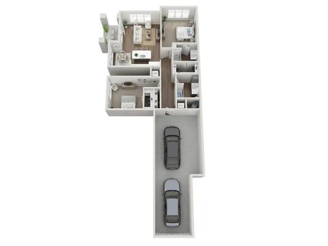 Floor Plan 2A | Seasons at River View | Apartments in Pleasant Prairie, WI