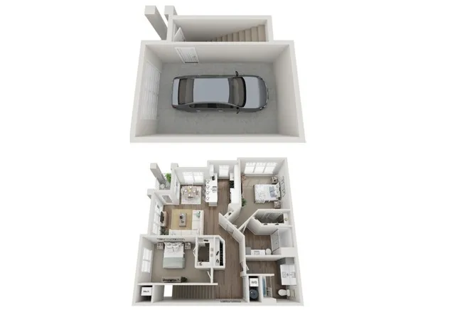 Floor Plan 2I | Seasons at River View | Apartments in Pleasant Prairie, WI