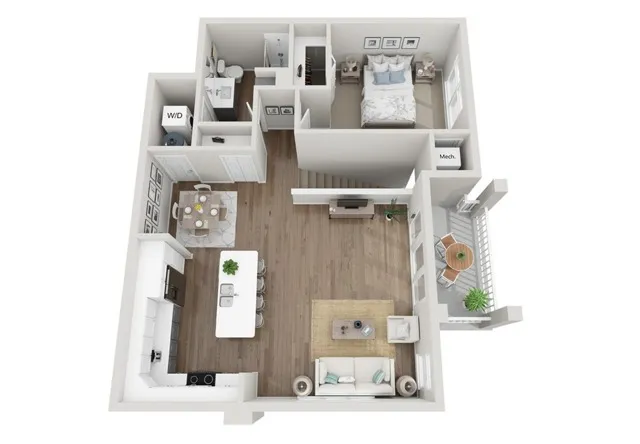Floor Plan 1F | Seasons at Mount Pleasant | Apartments in Mount Pleasant, WI