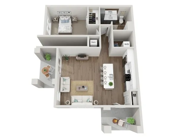 Floor Plan 1D | Seasons at Mount Pleasant | Apartments in Mount Pleasant, WI