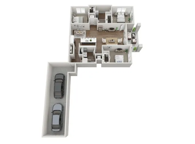Floor Plan 3A | Seasons at Mount Pleasant | Apartments in Mount Pleasant, WI