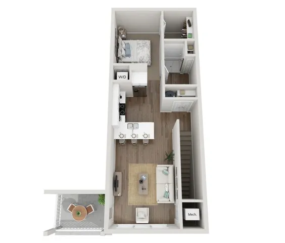 Floor Plan A | Seasons at Plainfield | Apartments in Plainfield, IL