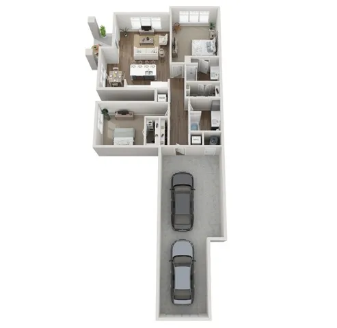 Floor Plan 2A | Seasons at Plainfield | Apartments in Plainfield, IL
