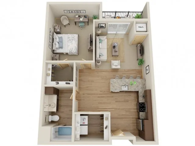 Floor Plan B5 | The Junction | Apartments in Menomonee Falls, WI