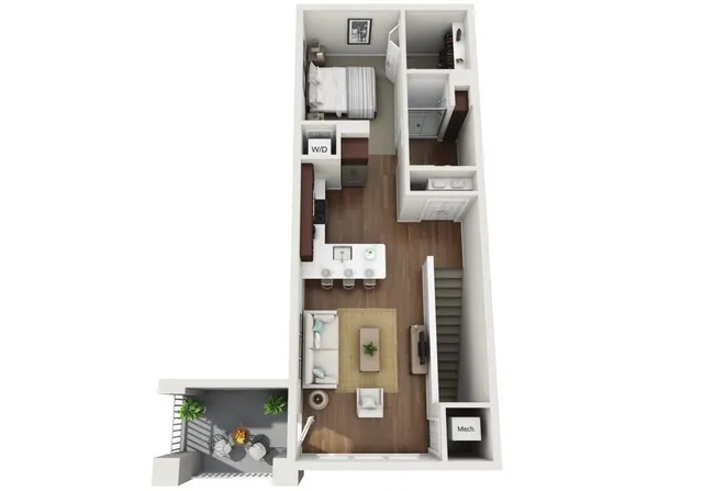 Floor Plan A | Drexel Ridge Apartments | Apartments in Oak Creek, WI
