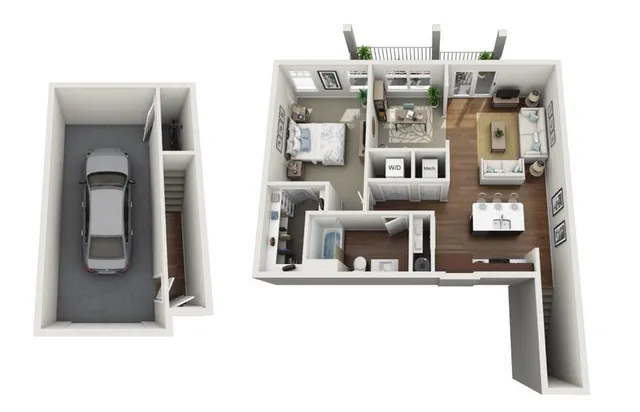 Floor Plan 1G | Drexel Ridge Apartments | Apartments in Oak Creek, WI