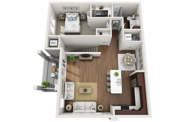 Floor Plan 1M | Drexel Ridge Apartments | Apartments in Oak Creek, WI
