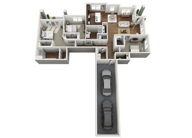 Floor Plan 3A | Drexel Ridge Apartments | Apartments in Oak Creek, WI