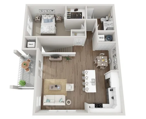 Floor Plan 1G | Seasons at North Aurora | Apartments in North Aurora, IL