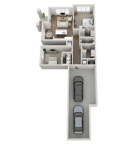 Floor Plan 2A | Seasons at North Aurora | Apartments in North Aurora, IL
