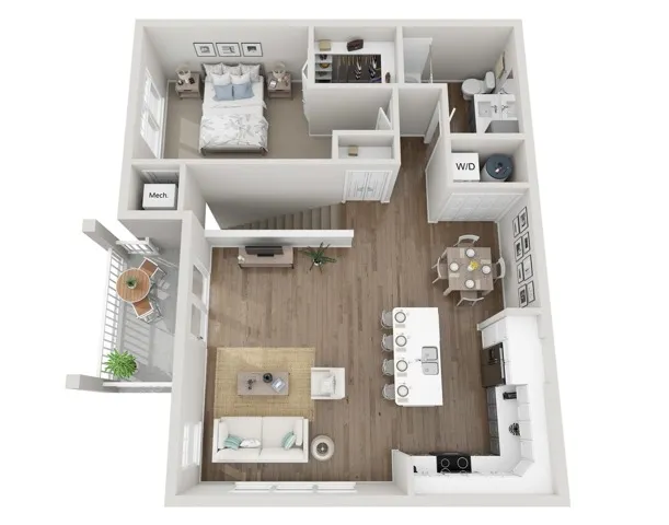 Floor Plan 1G | Seasons at Franklin | Apartments in Franklin, WI