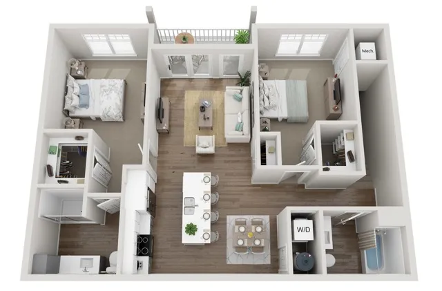 Floor Plan 2D | Seasons at Franklin | Apartments in Franklin, WI