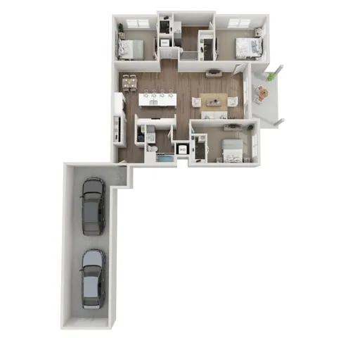 Floor Plan 3A | Seasons at Franklin | Apartments in Franklin, WI