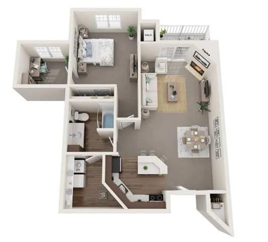 The Langdon | The Landmark at Hatchery Hill | Apartments in Fitchburg, WI