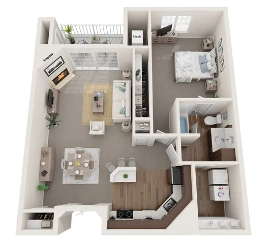 The Babcock I | The Landmark at Hatchery Hill | Apartments in Fitchburg, WI