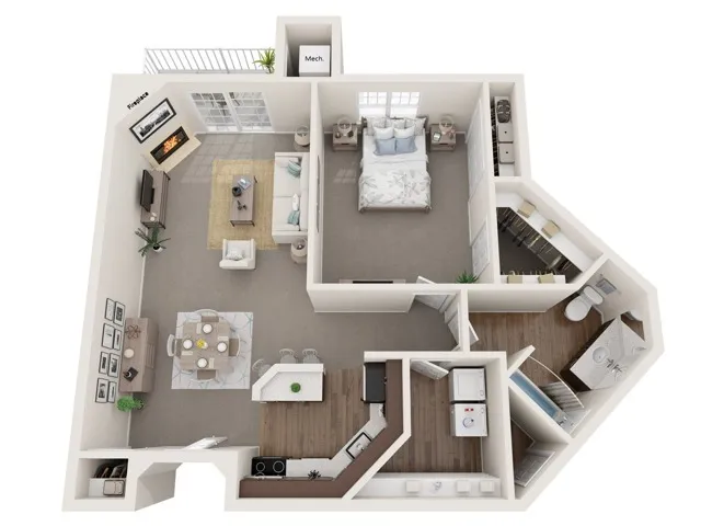 The Birge | The Landmark at Hatchery Hill | Apartments in Fitchburg, WI