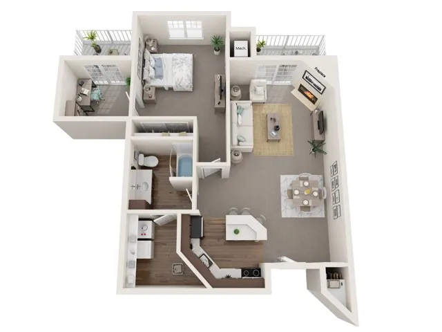 The Langdon III | The Landmark at Hatchery Hill | Apartments in Fitchburg, WI