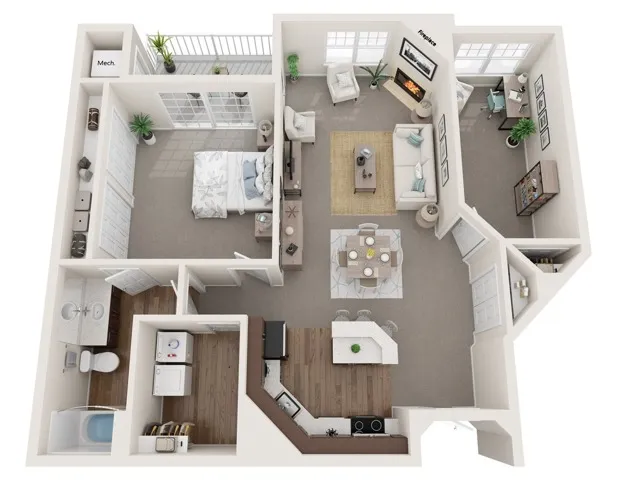 The Bascom II | The Landmark at Hatchery Hill | Apartments in Fitchburg, WI