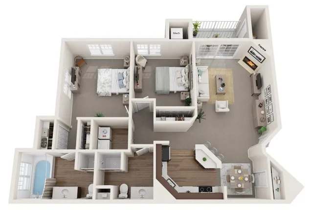 The Chadbourne I | The Landmark at Hatchery Hill | Apartments in Fitchburg, WI