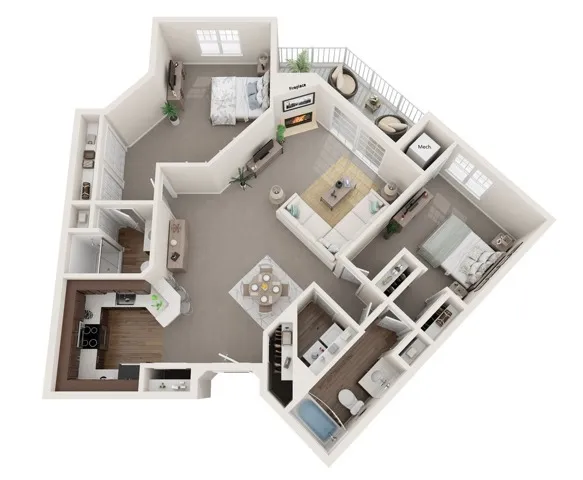 The Randall II | The Landmark at Hatchery Hill | Apartments in Fitchburg, WI