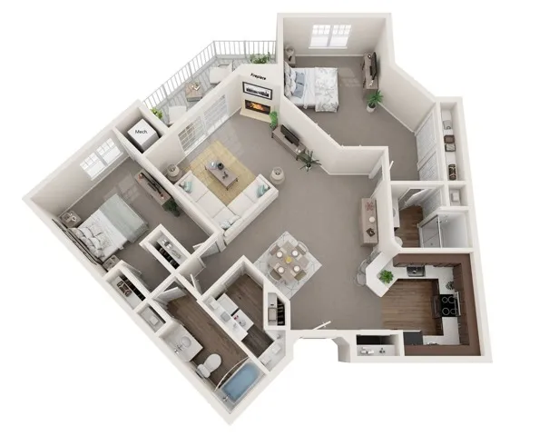 The Randall III | The Landmark at Hatchery Hill | Apartments in Fitchburg, WI