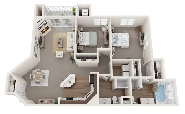 The Chadbourne II | The Landmark at Hatchery Hill | Apartments in Fitchburg, WI