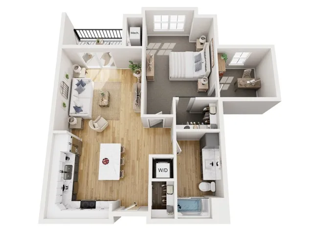 B2.1 - Apex at Verona | Apartments, Townhomes, and Stacked Flats in Verona, WI