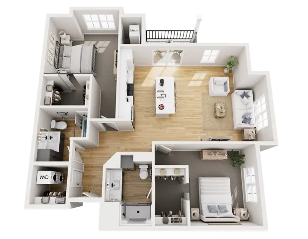 D1 - Apex at Verona | Apartments, Townhomes, and Stacked Flats in Verona, WI