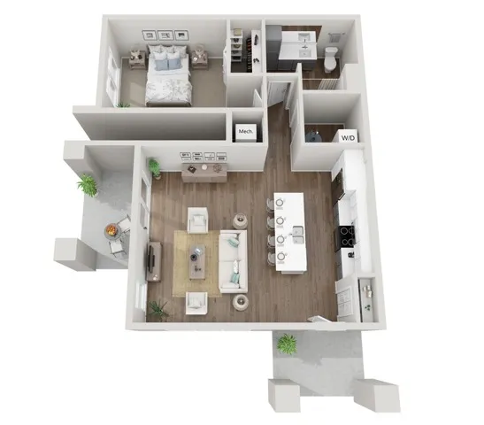Floor Plan 1D | Seasons at Grafton | Apartments in Grafton, WI