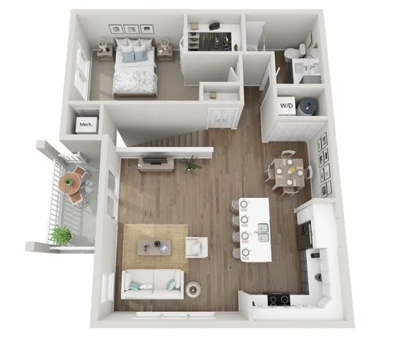 Floor Plan 1G | Seasons at Grafton | Apartments in Grafton, WI