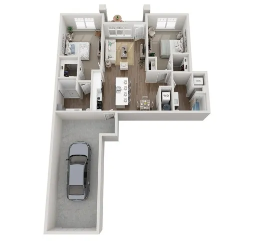 Floor Plan 2B | Seasons at Grafton | Apartments in Grafton, WI