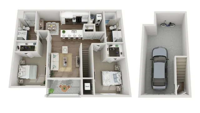 Floor Plan 2E | Seasons at Grafton | Apartments in Grafton, WI