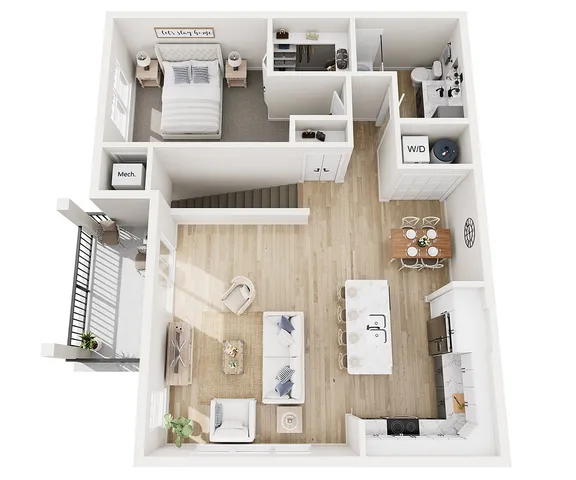 Floor Plan 1G | Seasons at Elgin | Apartments in Elgin, IL