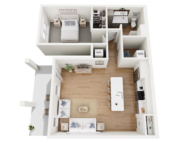 Floor Plan A4 | Echelon at Charlotte | Apartments in Charlotte, NC