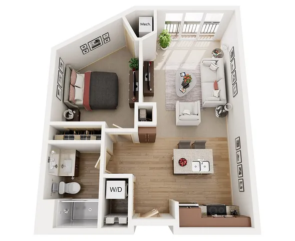 1B | 1505 Apartments & Townhomes