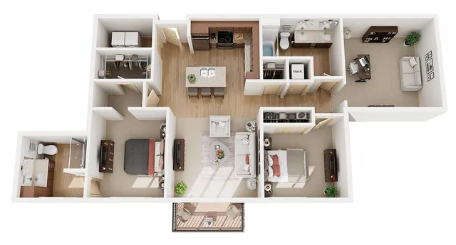 2F | 1505 Apartments & Townhomes