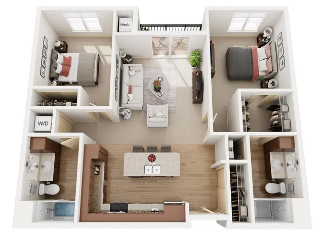 D2 | 1505 Apartments & Townhomes