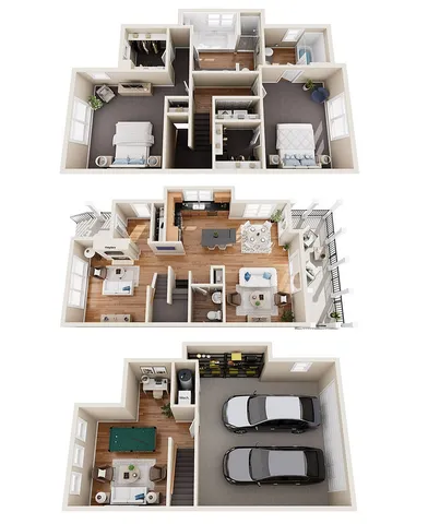 Townhome TB1 | The Woodlands Apartments | Apartments in Menomonee Falls, WI