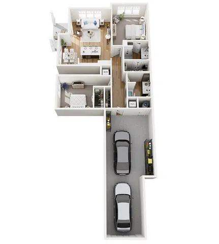 Floor Plan 2A | Seasons at Spring Street | Apartments in Mount Pleasant, WI