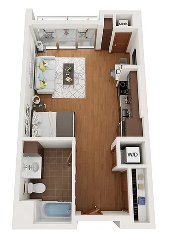 Floor Plan X | Domain | Apartments in Madison, WI