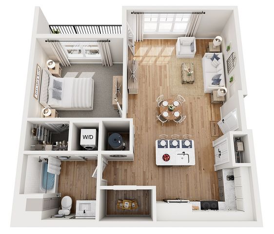 Floor Plan C | Echelon at Cary | Apartments in Cary, NC