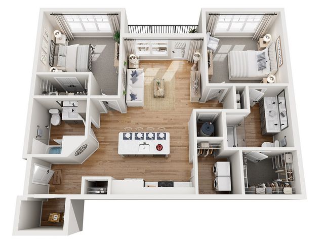 Floor Plan D | Echelon at Cary | Apartments in Cary, NC