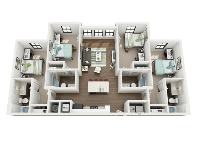 D1 Premium | 4-Bedroom