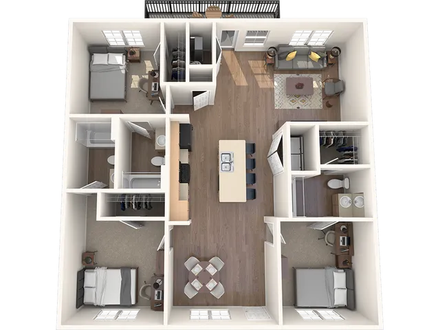3-Bed 3-Bath Signature