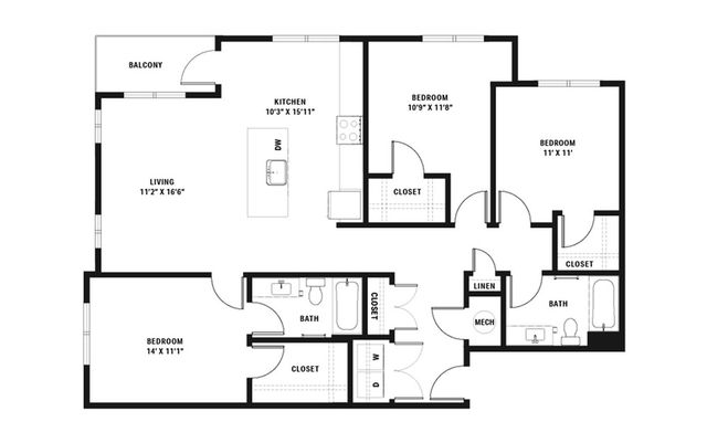 Three Bedroom