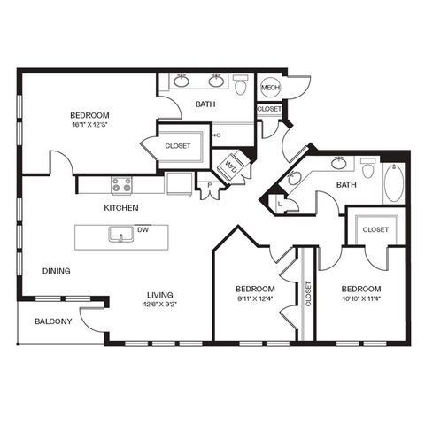 Noteworthy 3 Bedroom